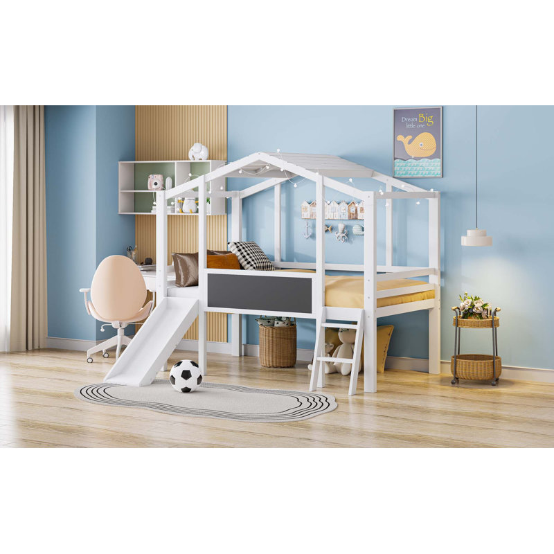 Muhlfeld Kids Twin Loft Bed, White