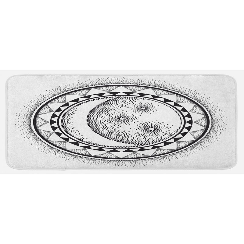 Tapis de cuisine half lune