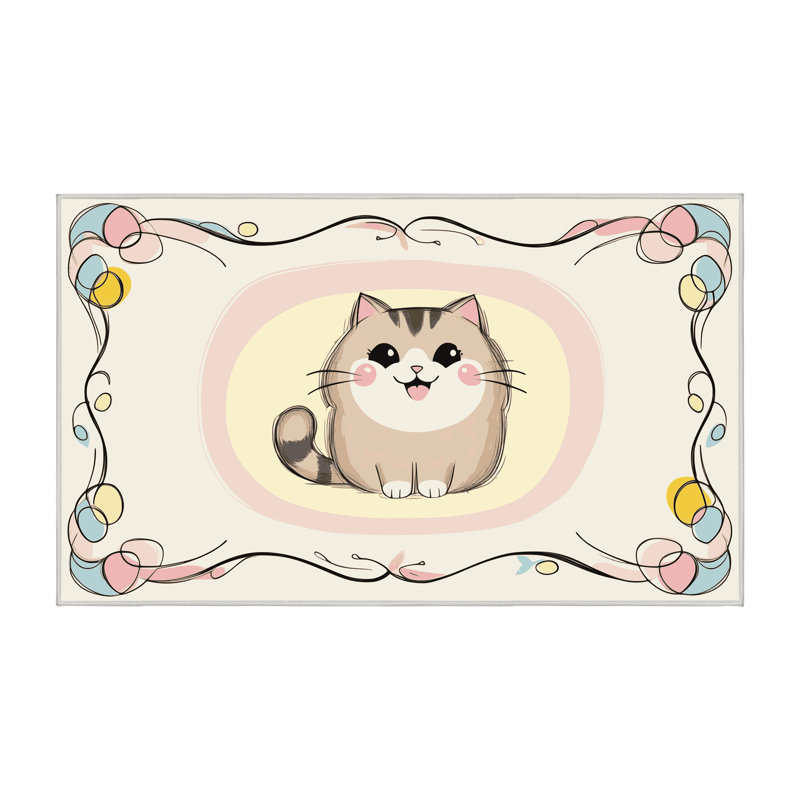 Tapis pour enfants East Urban Home, Rectangulaire 7 pi x 10 pi