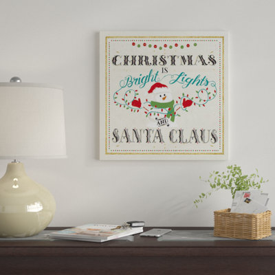 « winter wonderland on white iii », art textuel sur toile
