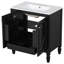 Meuble-lavabo 30 po avec lavabo rétro-122410007