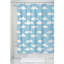 Rideau de douche en tissu iDesign avec motif de nuage résistant à l'eau-97851170
