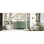 Meuble-lavabo moderne 36 po, lavabo en céramique, 2 portes, 4 tiroirs, charnières réglables, quincaillerie, armoires à glissières lisses 36 po, tiroirs de différentes tailles, assemblage facile-260842064