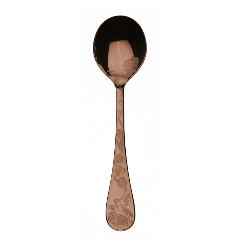 Venere Stainless Steel Soup Spoon, Bronzo, 24