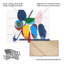 Gill Miller Symbiotic 6 Wood Slat Art-268864219
