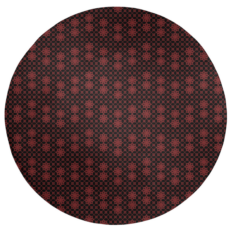 Tapis rouge de treillis classique, Rectangle 3 pi x 5 pi