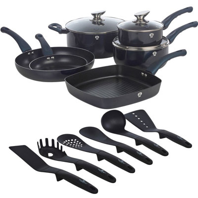 15 - Piece Non-Stick Aluminum Cookware Set