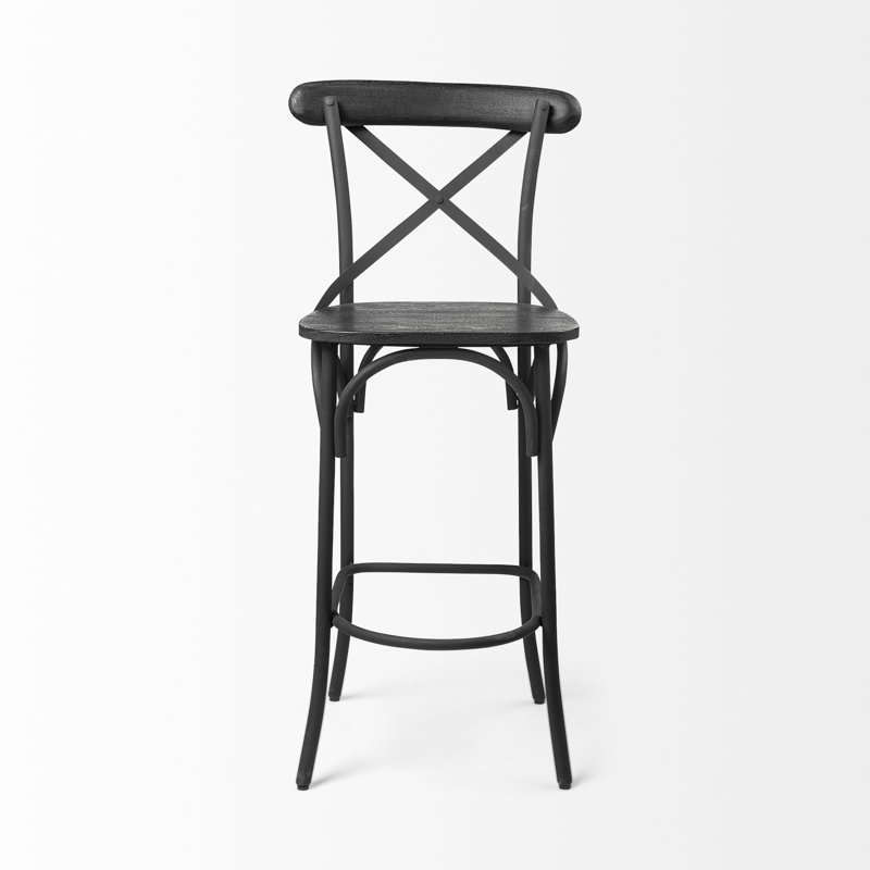 Borough Counter Stool, Bar Stool (30" Seat Height), Black