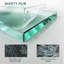 Porte de douche coulissante triple 48 po x H 76 po (8 mm) en verre transparent, cadre en acier inoxydable-129435293