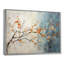 Orange, bleu sarcelle, érable, incandescent V - art mural érable-1693505279-1728115437