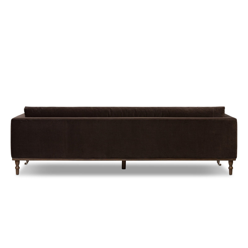 Harlin Sofa-96"-Surrey Cocoa, Surrey Cocoa Performance Velvet
