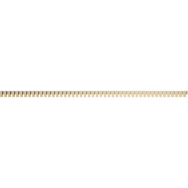 Elizabeth Signature Urethane Dentil Block Trim, Primed Tan, 3" H x 94" W x 1" D