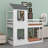 Monhollan Kids Twin Over Twin Bunk Bed-1861863049