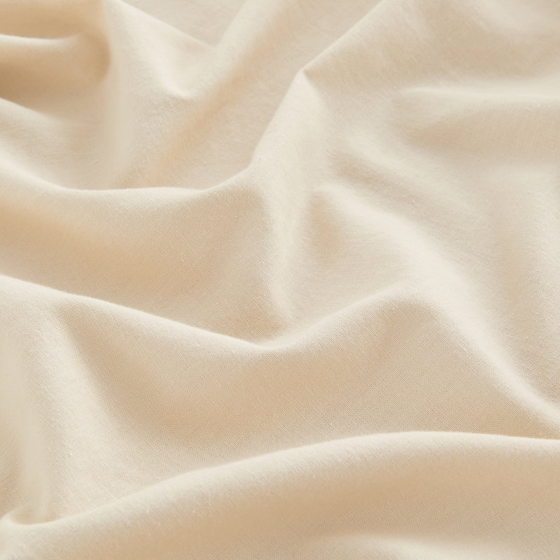 Linen Sheets Set, Beige, Full Sheet Set with 2 Pillowcases