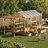 15.8' X 9.1' X 8.5' Walk-In Greenhouse With Pergola & Planter Boxes