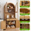 Grand garde-manger arqué 75 po avec station de charge Farmhouse-1023492020