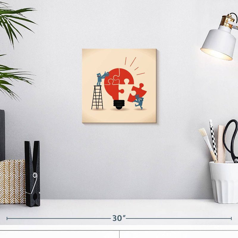 Keiri Building The Idea, 10" H x 10" W