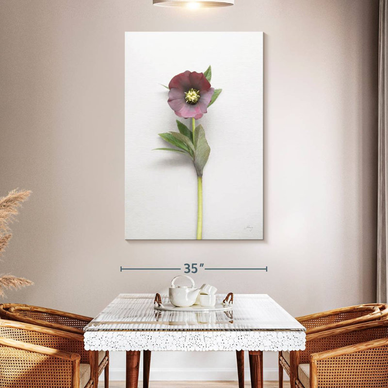 Harnek Hellebore Study II, 51" H x 34" W