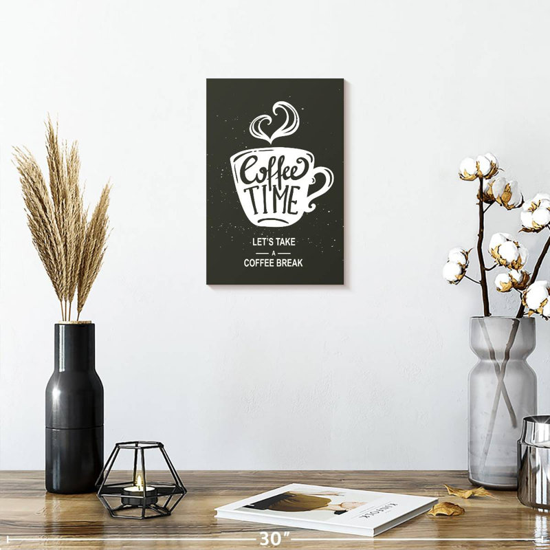 Tergel Let's Take A Coffee Break, 12" H x 8" W