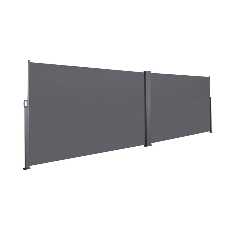 Auvent rétractable pour écran latéral, résistant aux rayons UV, imperméable, écran d'intimité de patio pour jardin, balcon, cour