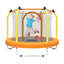 Trampoline polyvalent pour enfants avec caractéristiques de sécurité et rebondissements amusants-112560648
