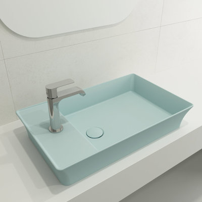 Sottile Slim Line Countertop Basin - 64x40cm 1TH
