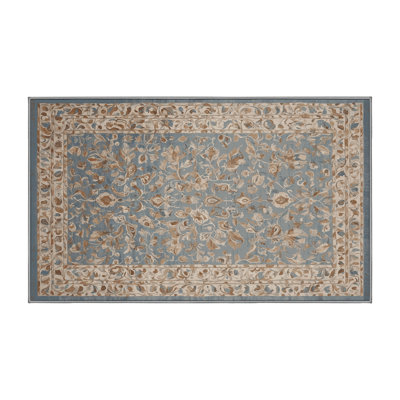 Machine Washable Gray Area Rug