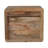 Wood Soba Wall Mounted Bedside, 2-Drawers, Brown