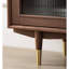 Table de buffet multifonctionnelle en verre