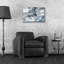 «In The Clouds Indigo and Gray» par Silvia Vassileva, art mural en verre acrylique-399070900