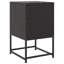 Aujah 36cm W Steel Bedside Table-536426984