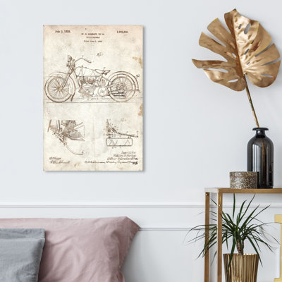 Parchemin Harley 1928 - Impression sur papier