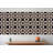 4" X 4" Intertwined Black And Cream Peel And Stick Removable Tiles-1373235512