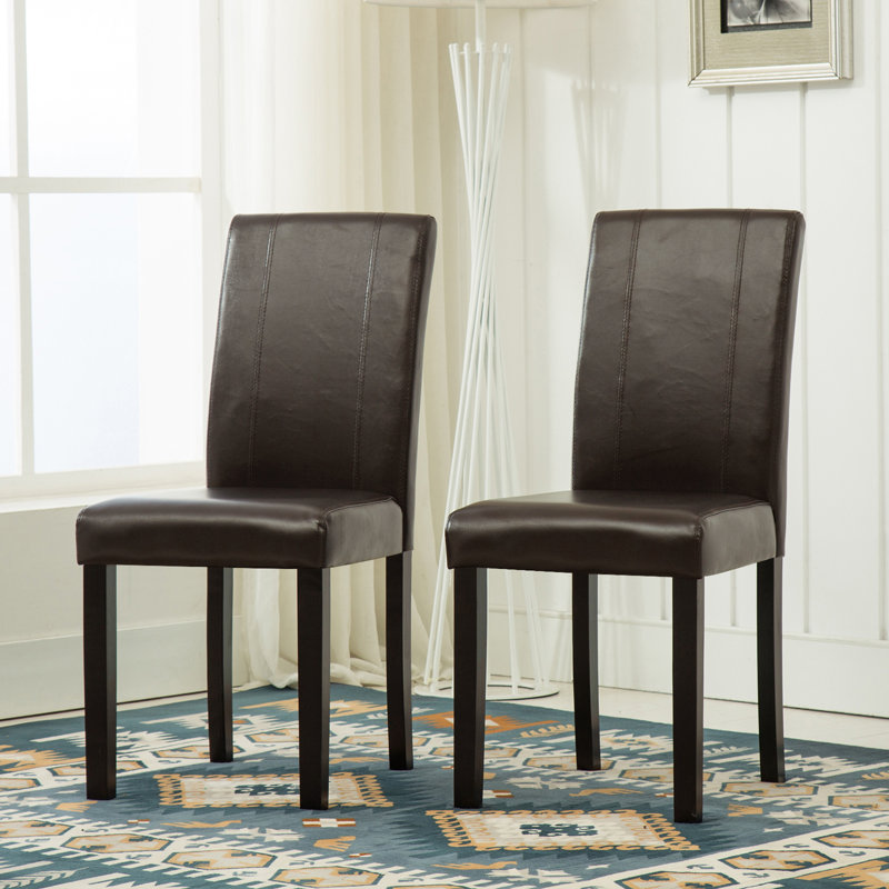 Springerton Upholstered Side Chair, Brown