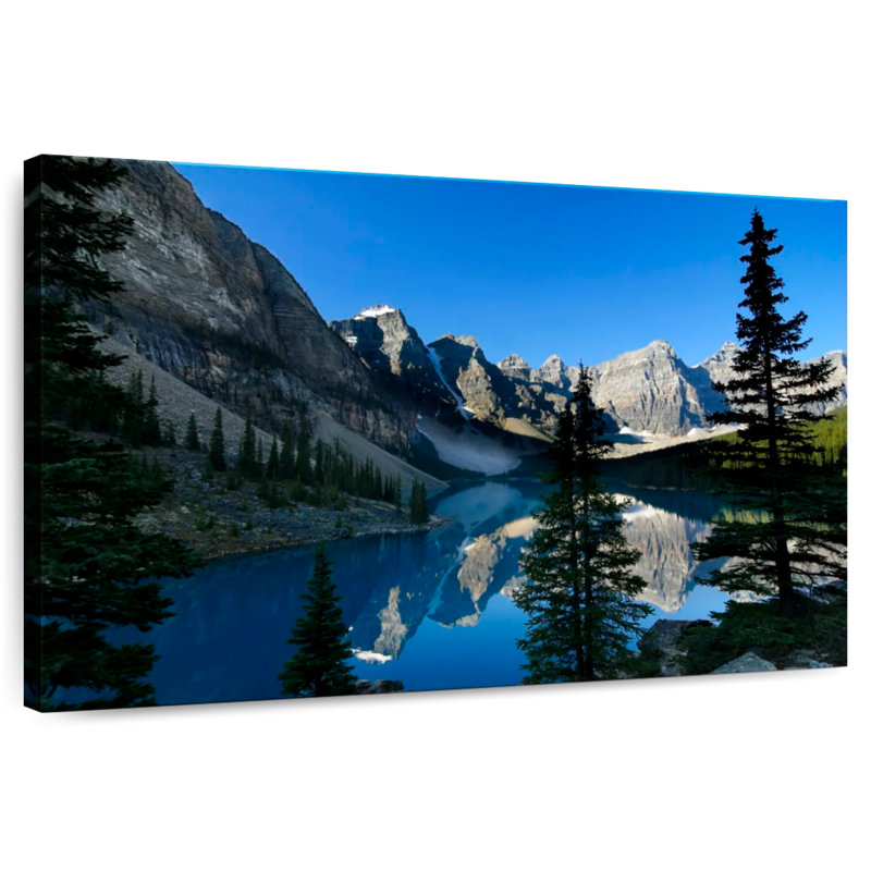 Alvord Peaceful Moraine Lake, H 32 po x l 48 po