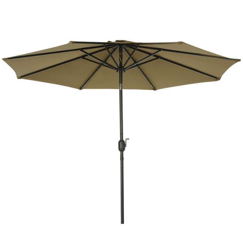 Parasol de marché 9 pi Himes, Beige