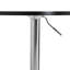 Ocie Round Steel Outdoor Bar Table-944053551-944053550