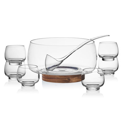 Glenwood 8-Piece Punch Bowl Set