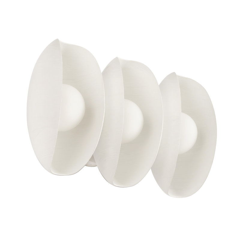 Cortez 16-in White dimmable LED Bathroom Vanity Light, White