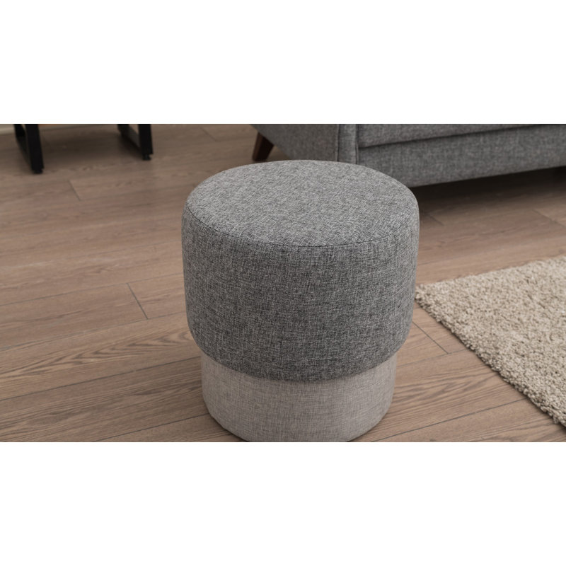 Repose-pieds Karolinka, Mélange de polyester gris