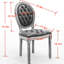 Chaises de salle à manger de luxe en orange, de 2, revêtement en cuir PU, structure en bois massif, chaises confortables à revêtement orange artistique, pieds, intérieur en mousse à haut rebond-726244014