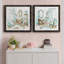 «Blue Opulence I», ensemble de 2 peintures sur toile encadrées-1373516585-1373516596