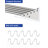 Coppins Steel Rectangle Wall Mounted Pot Rack-1743405440