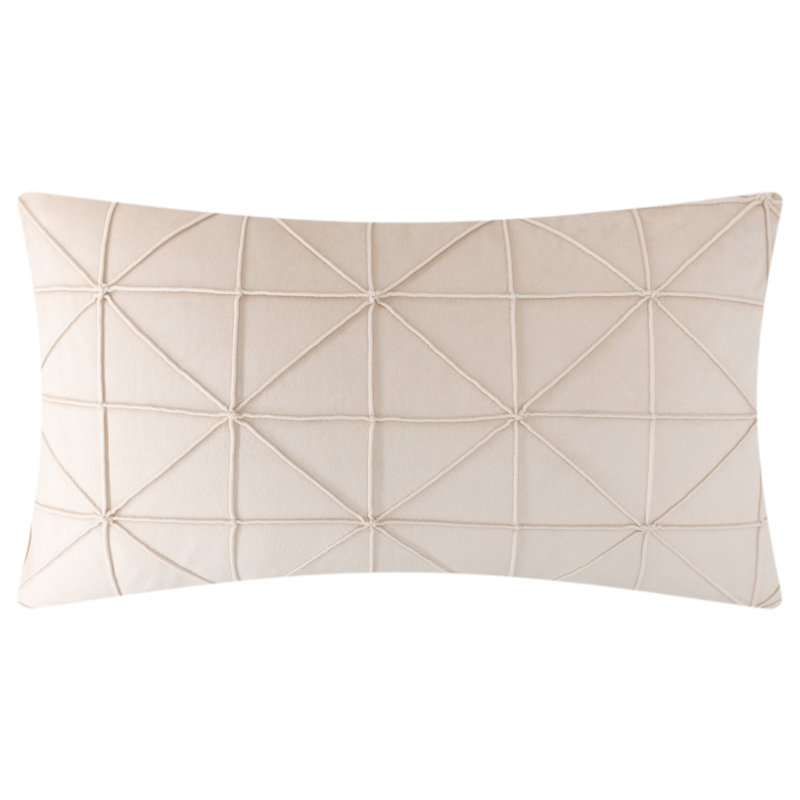 3D Flower Throw Pillow Handmade Velvet Throw Pillow Cover Decorative Geometric Accent Pillow Case Lumbar Cushion Cover