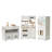 Teamson Kids Little Chef Atlanta Modular Play Kitchen with 17 Accessories and Interactive Toy Appliances-89292705