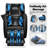 Faux Leather Heated Massage Chair-1287427983