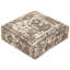 Crosthwait 50cm Wide Square Abstract Pouffe Ottoman