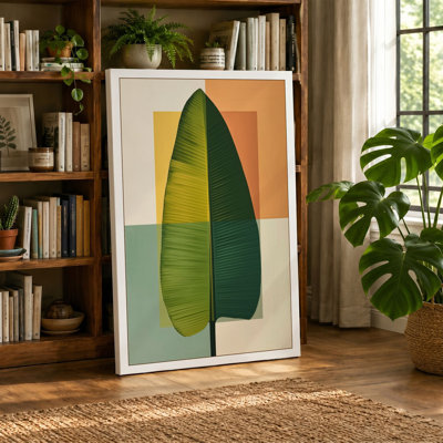 Divided Leaf Study Botanical - Wrapped Canvas