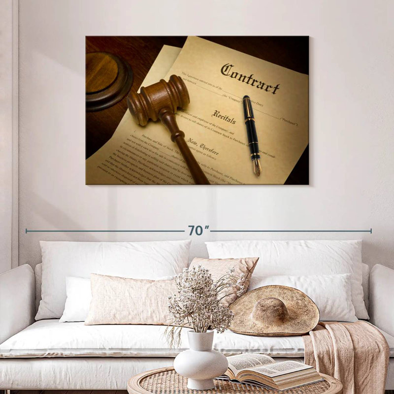 Contrat légal Alcaraz, H 30 po x l 45 po