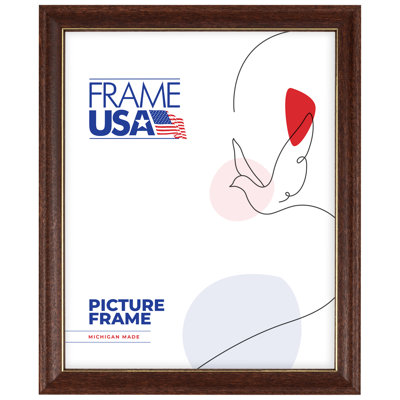 20x28 Picture Frame Brown Deluxe Certificate, 0.75 Inch Wood Moulding , Includes Acrylic and Backing , Wall Display Frame for Art, Posters, or Photos , Frame